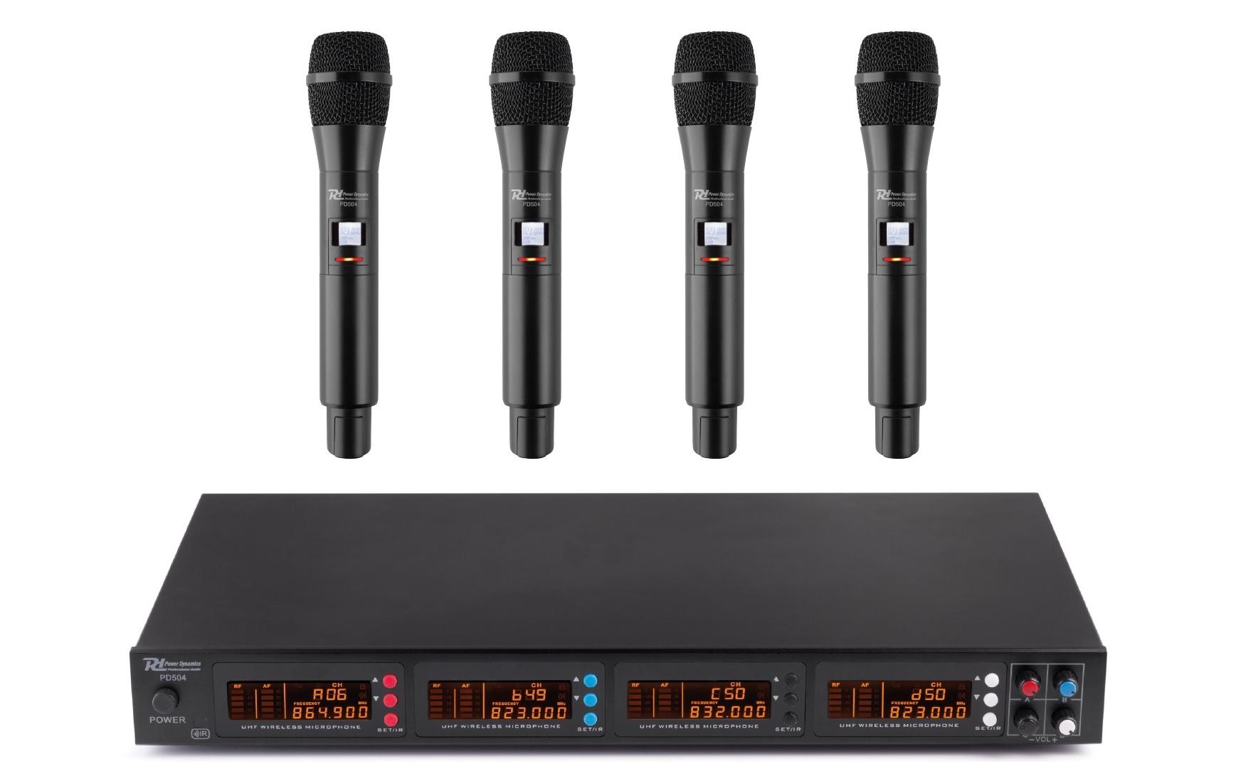 Funksystem PD504H<br>Wireless Mikrofon UHF Set