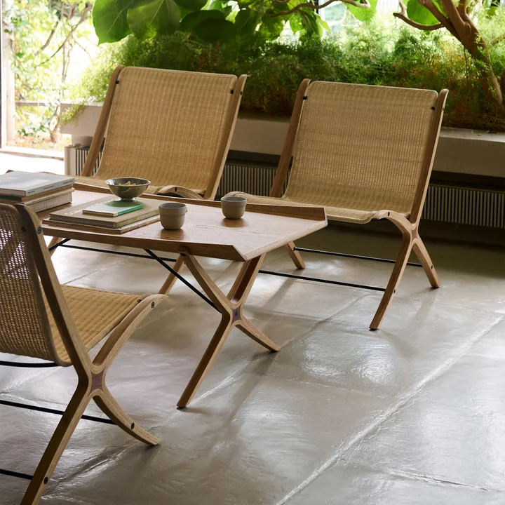&Tradition - X HM13 Couchtisch, 120 x 61 cm, Eiche