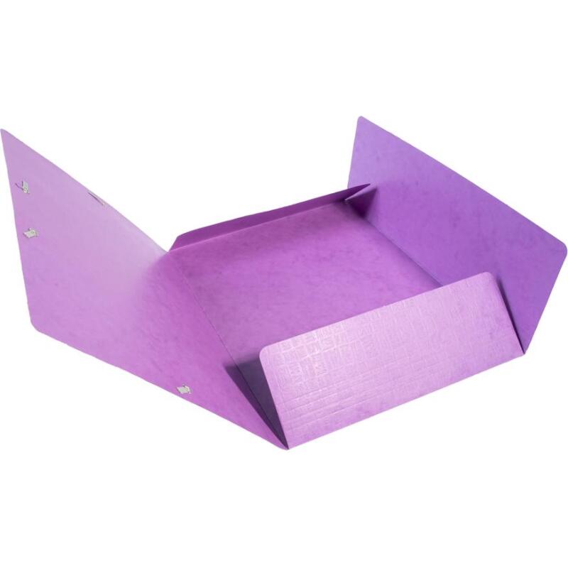 Chemises à élastiques carte lustrée 3 rabats monobloc