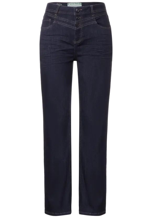 Casual Fit Jeans - dark blue rinsed wash