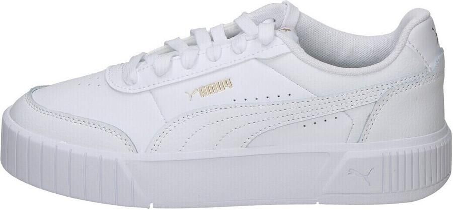 Puma Carina Mia leren sneakers wit