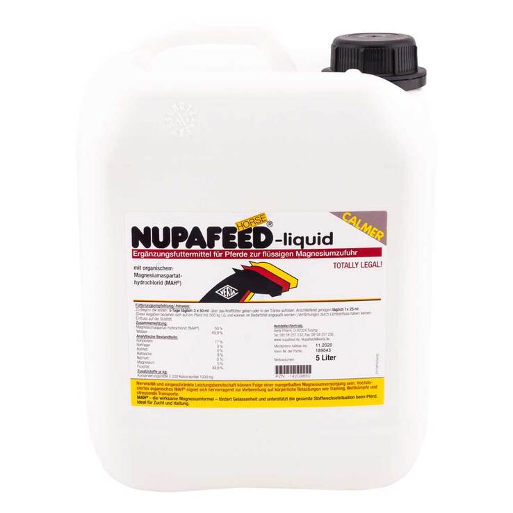 Nupafeed Horse liquid Ergänzungsfutterm.für Pferde, 5000 ml