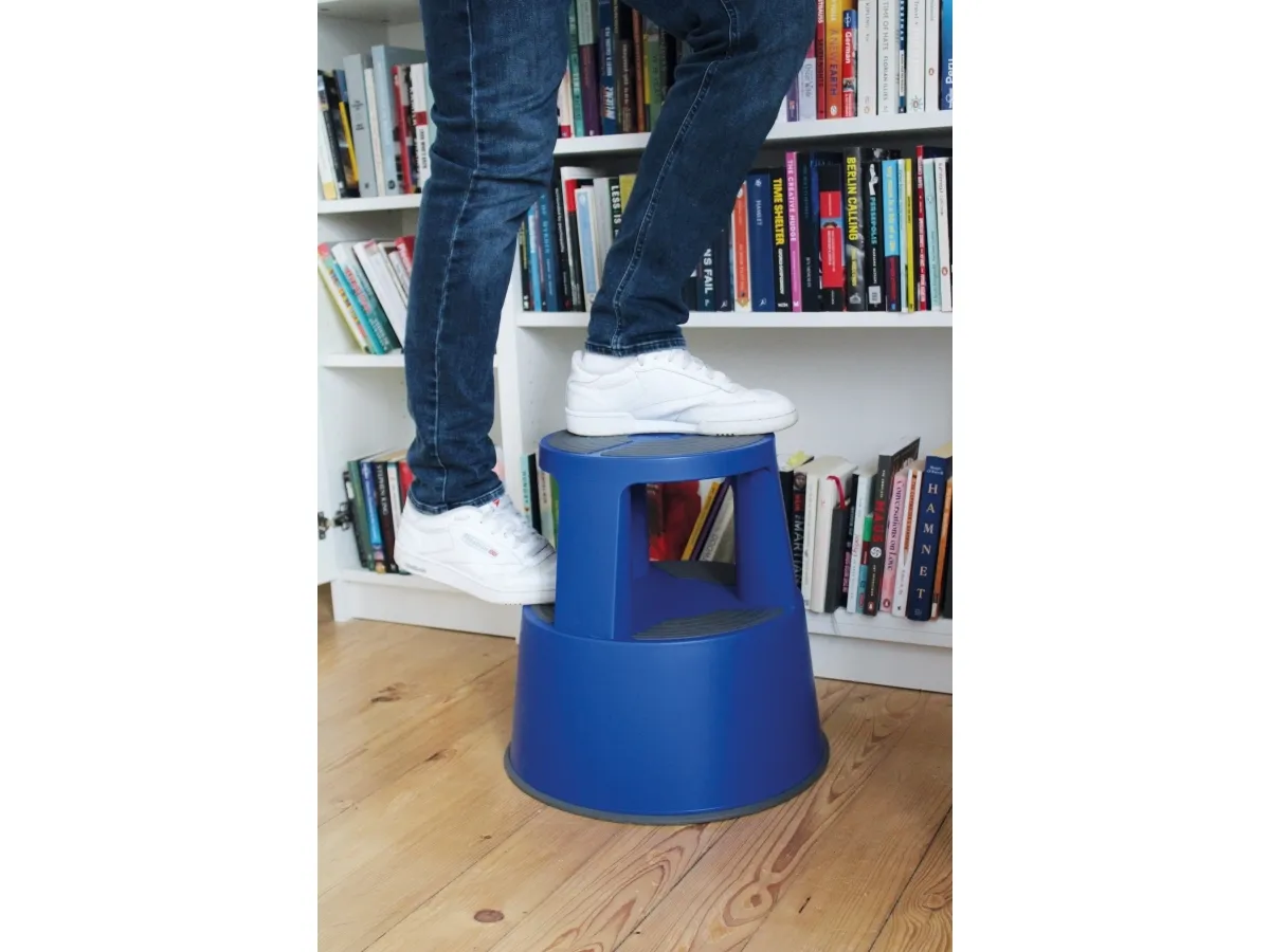 WEDO rulleskammel SuperStep blå plast (212303)