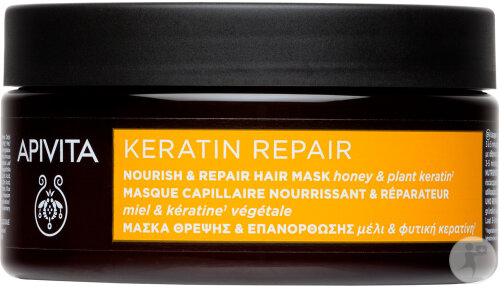 Apivita Keratin Repair Après-Shampoing Nourrissant Et Réparateur Tube 150ml
