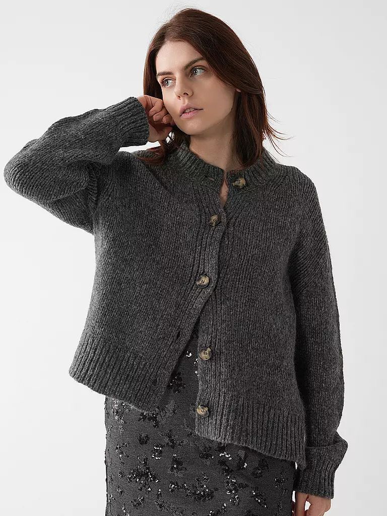 MARC O' POLO DENIM Strickjacke grau