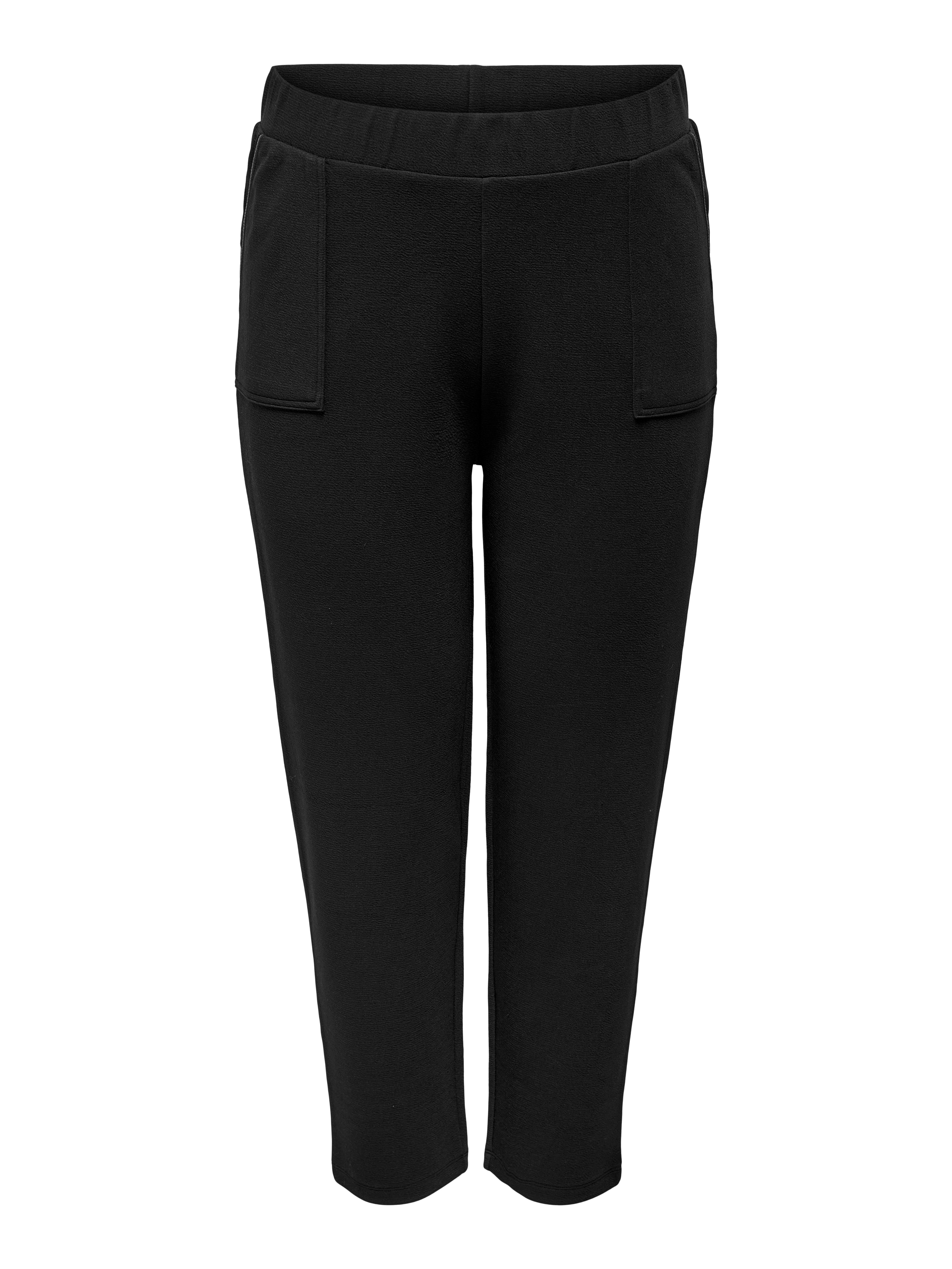 CARHENSLEY Normal geschnitten Klassische Hose Black