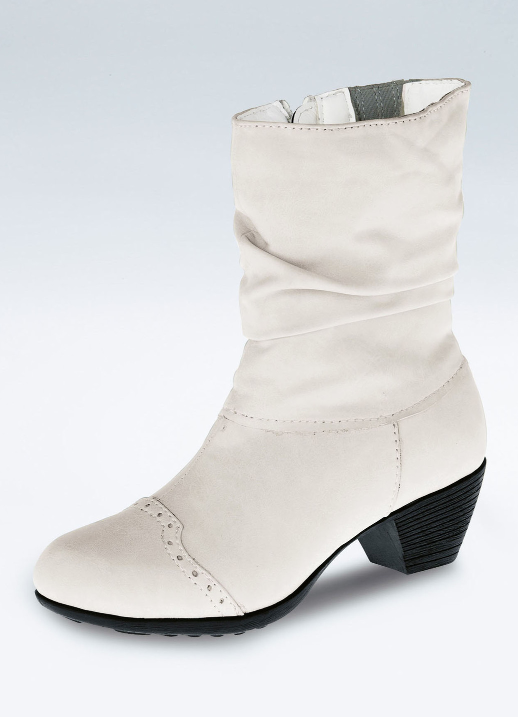 Andrea Conti Stiefelette mit Raffung