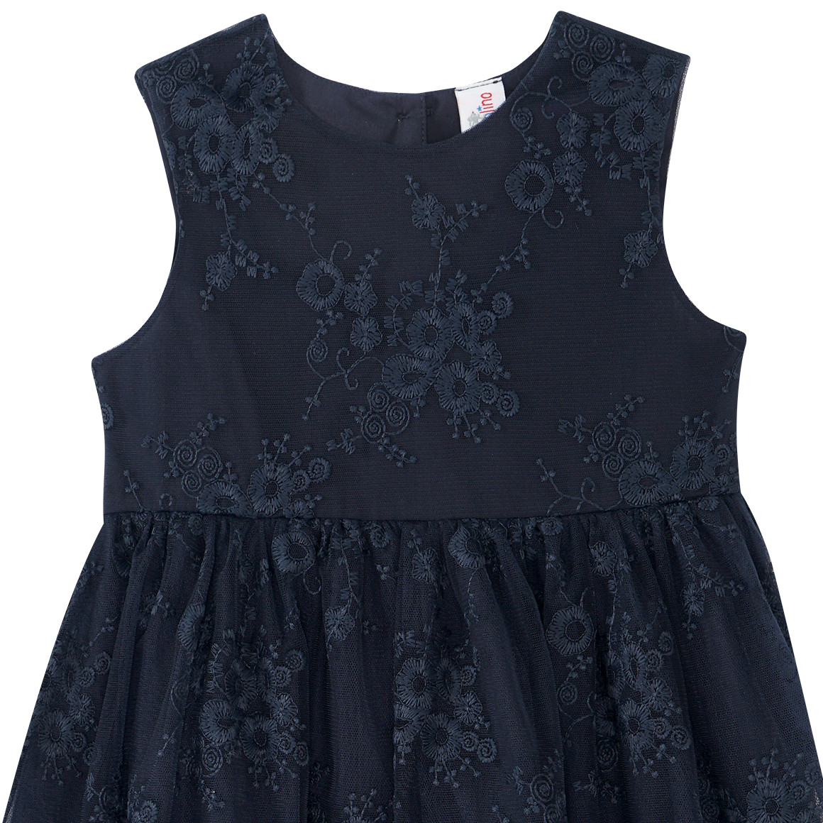 Topolino Festliches Mädchen Kleid mit Spitze dunkelblau