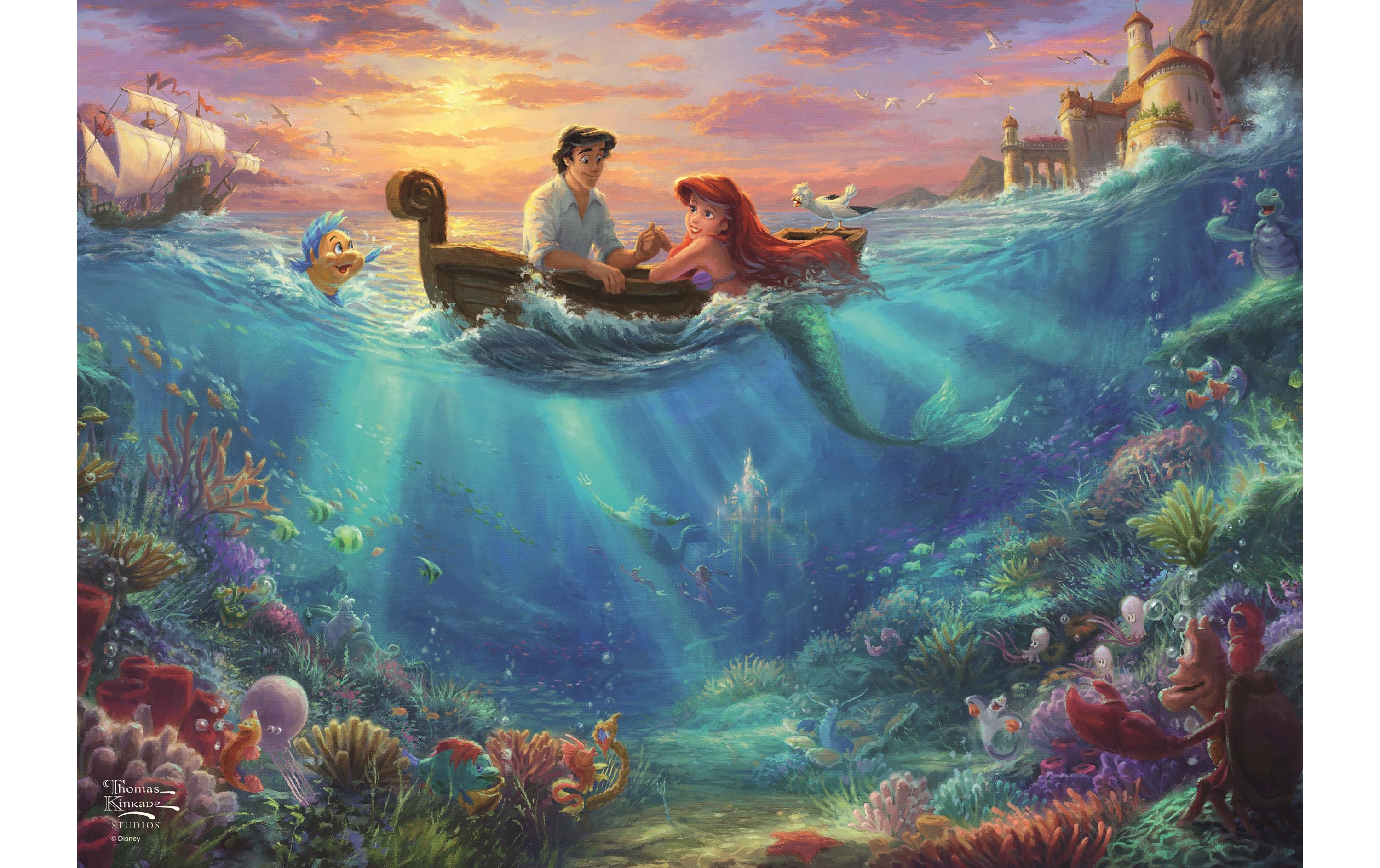 Puzzle Thomas Kinkade: Disney AriellePremium Puzzle