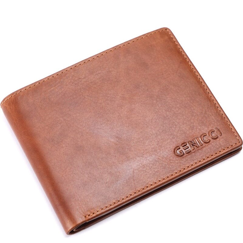 Genicci Noble Clinton Heren Portemonnee Cognac