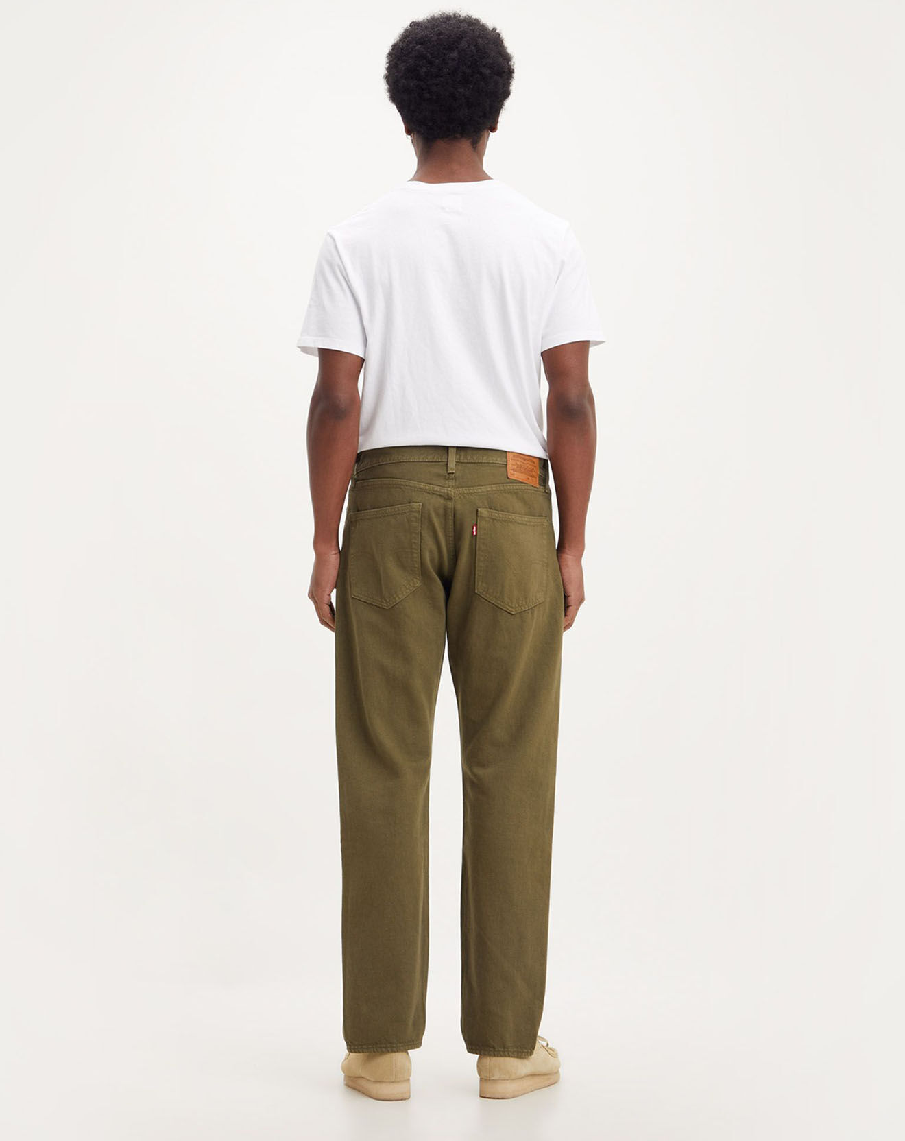 Levi's® Jean 551™ Z en Coton & Chanvre Authentic Straight vert kaki