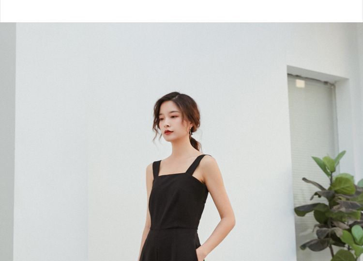 Faiar - Jumpsuit met wijde pijpen en bandjes