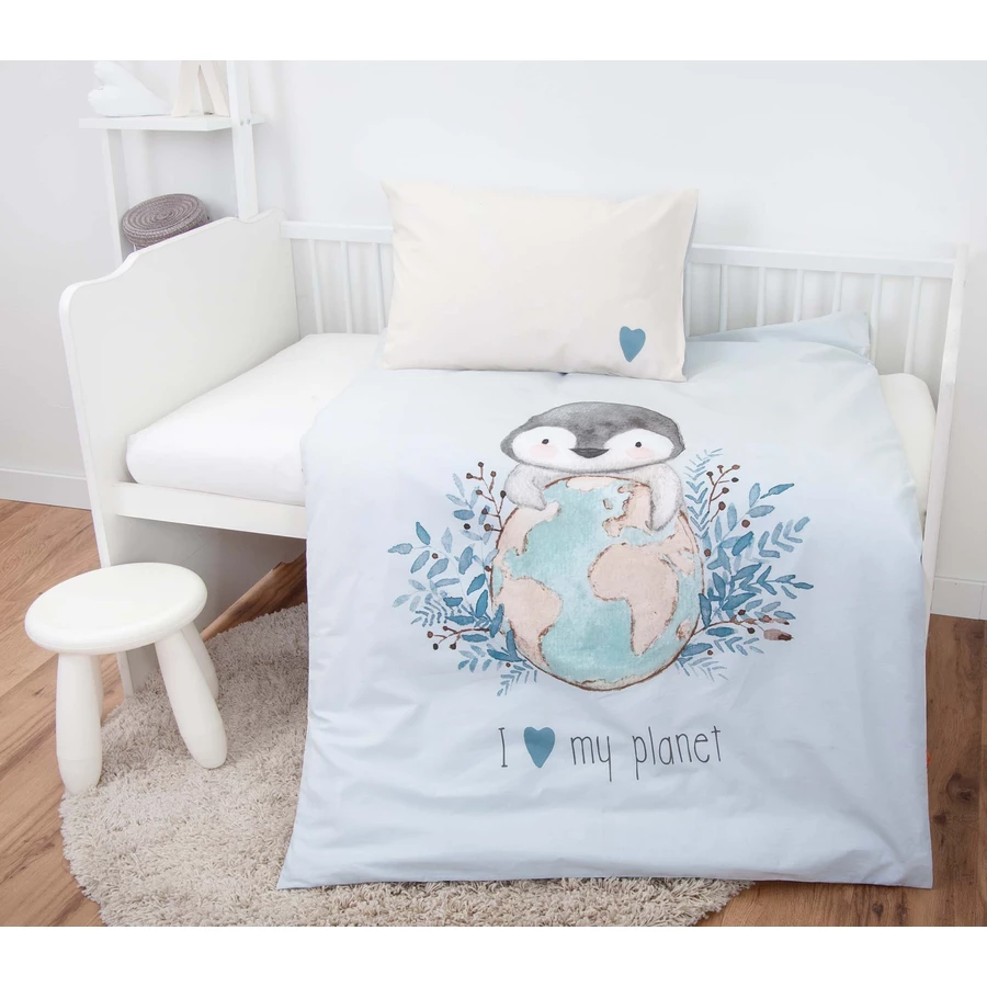 babybest® Bettwäsche Pinguin 100 x 135 cm
