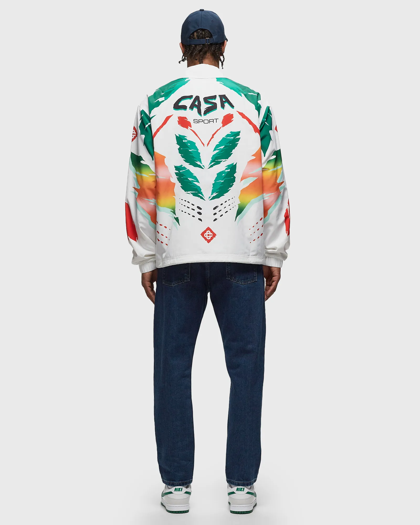 Casablanca MENS PRINTED COACH JACKET