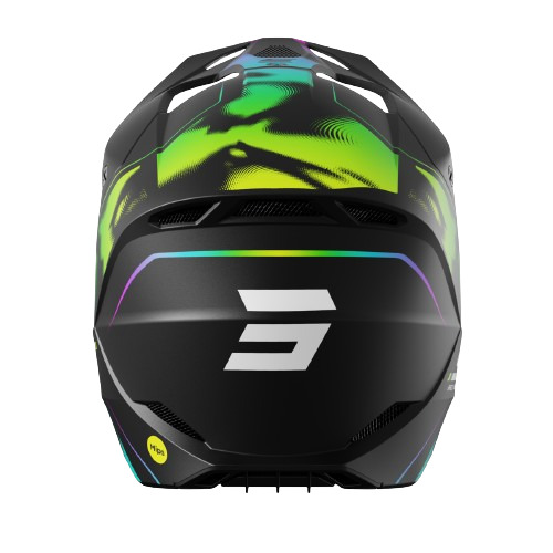 Shot - Casque Race Nitro Noir / Vert / Violet / Mat