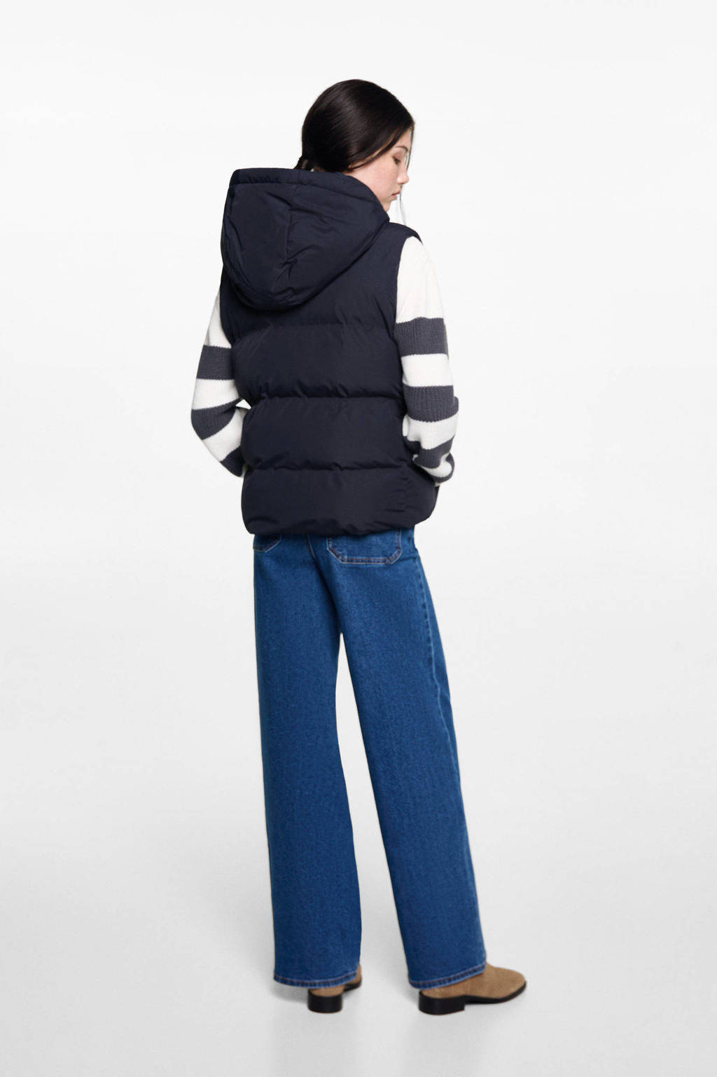 MANGO TEEN bodywarmer donkerblauw