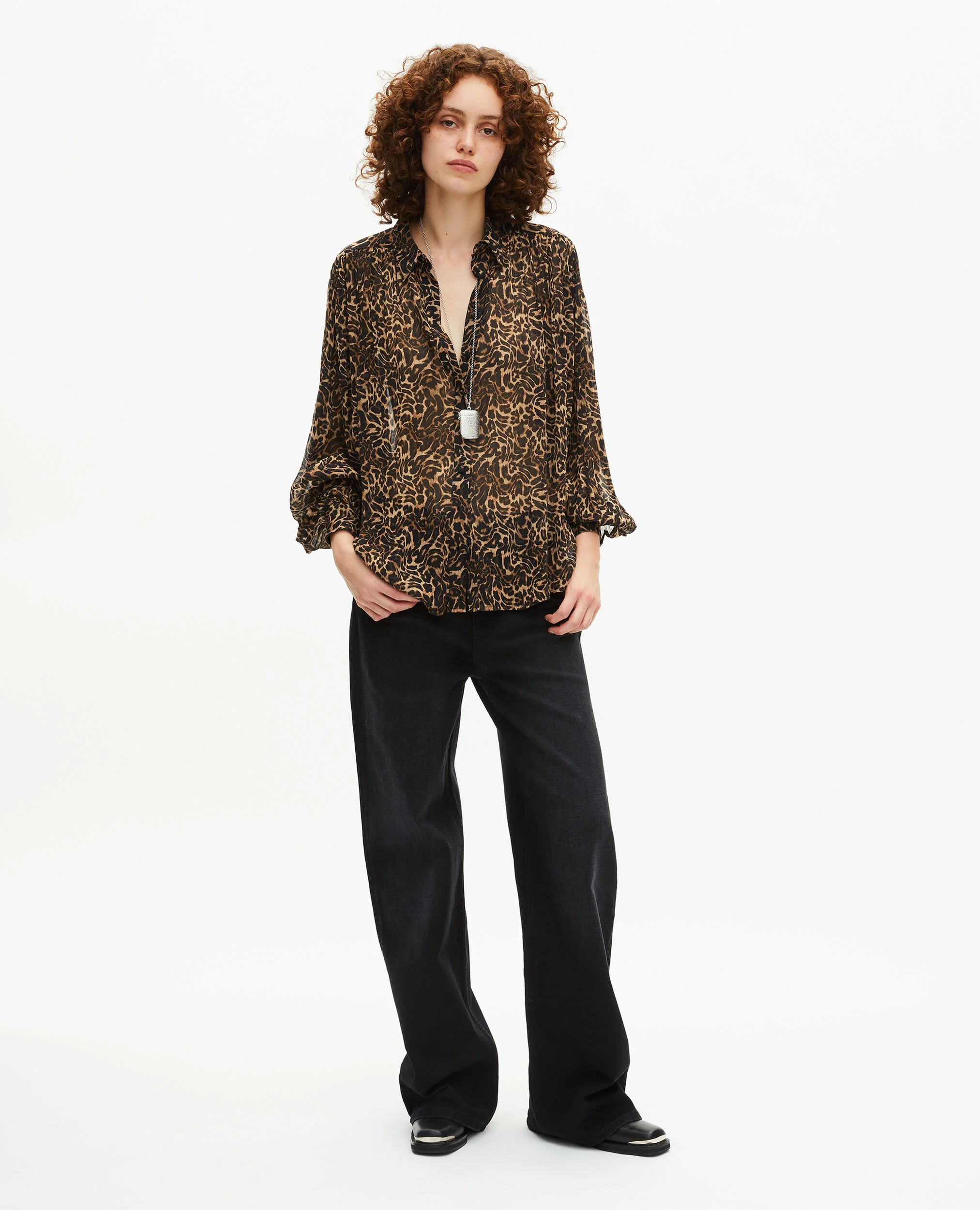 Chemise imprimé léopard
