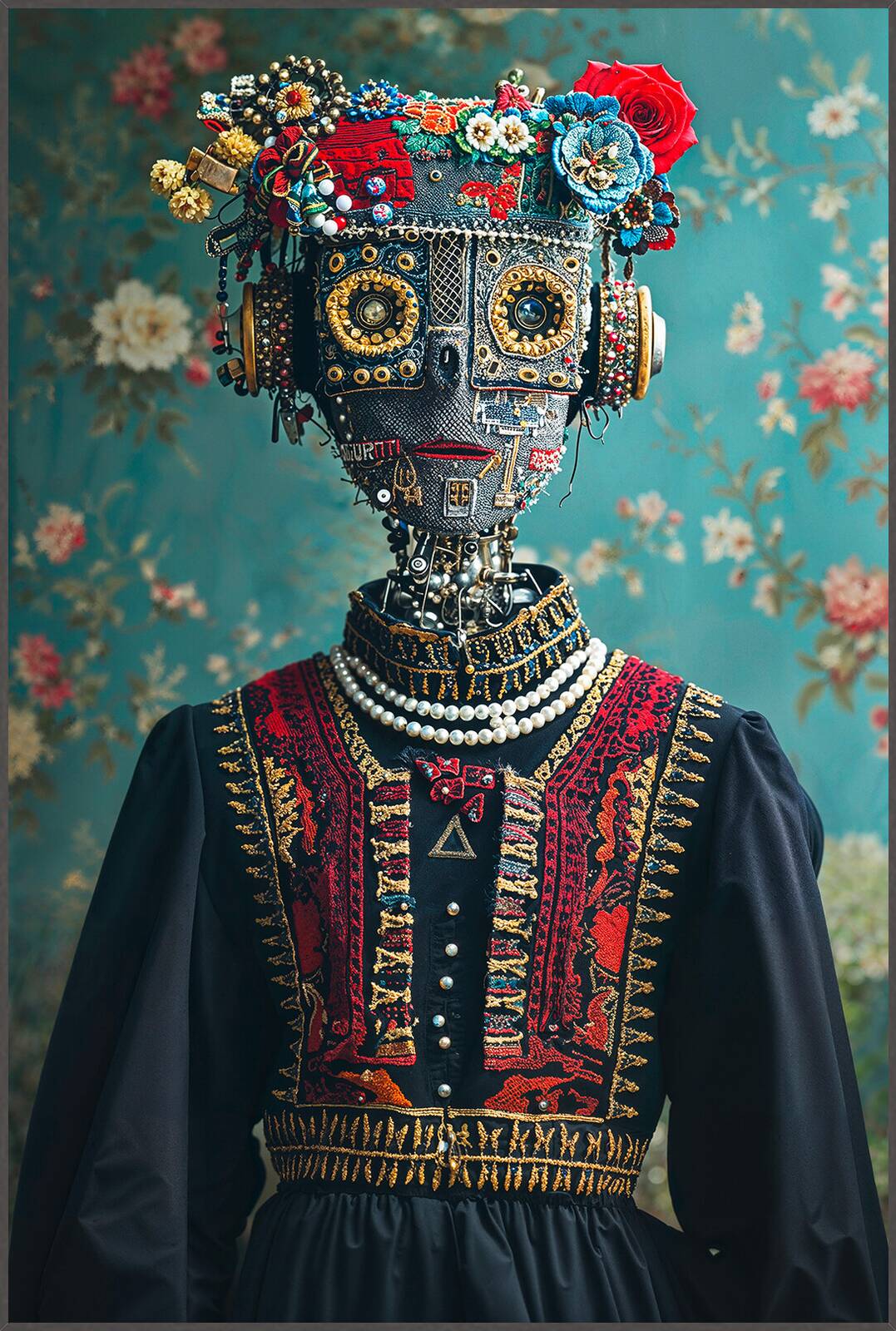 Folkloric robots 9. by David Szauder - Limited Edition. Edition of: 150. Signed.