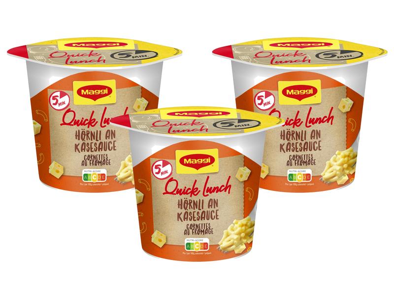 Maggi Quick Lunch Hörnli an Käsesauce 3 x 63 g Fertigmenu