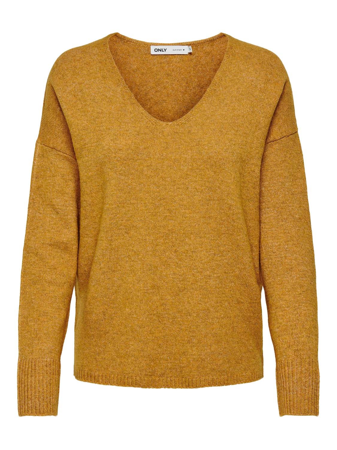 ONLRICA Strickpullover Golden Spice