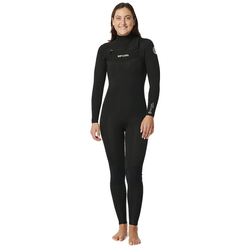 Combinaison femme rip curl dawn patrol perf fz 3-2 2024 noir