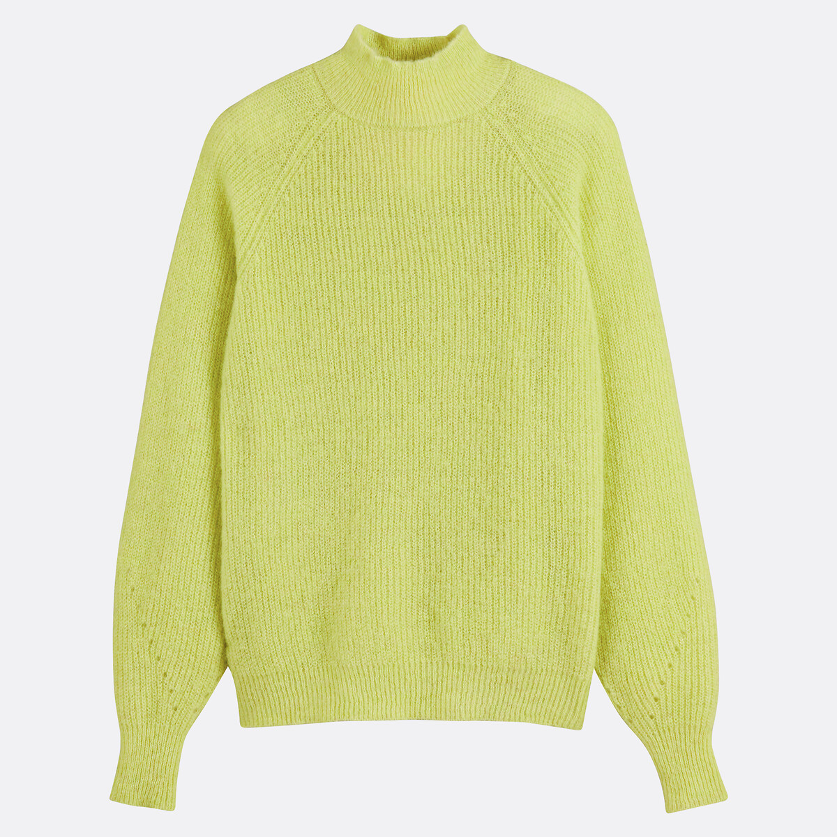 COLEÇÕES LA REDOUTE<br>Suéter ARISTIDE Signature com gola alta em alpaca mista