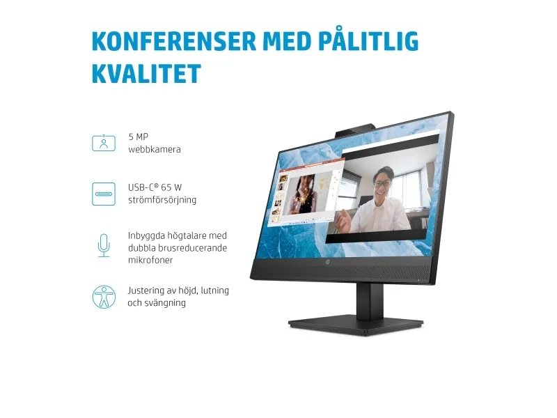 [OUTLET] - HP M24m Conferencing Monitor - LED-skærm - 24