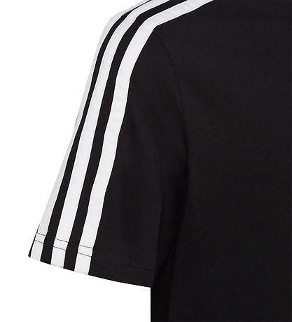 adidas Performance T-Shirt - U 3S Tee - Schwarz/Weiß