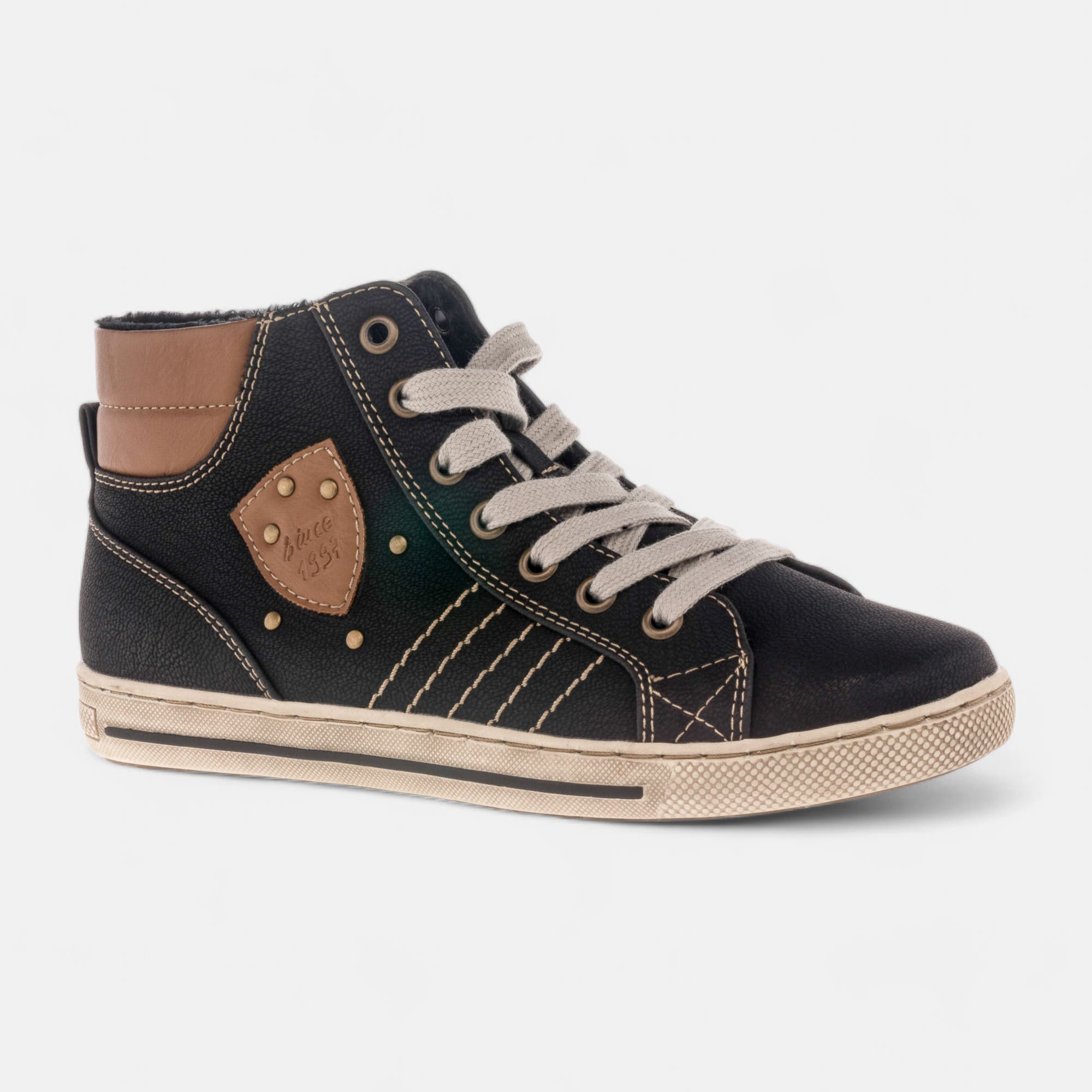 Baskets hautes Femme noir