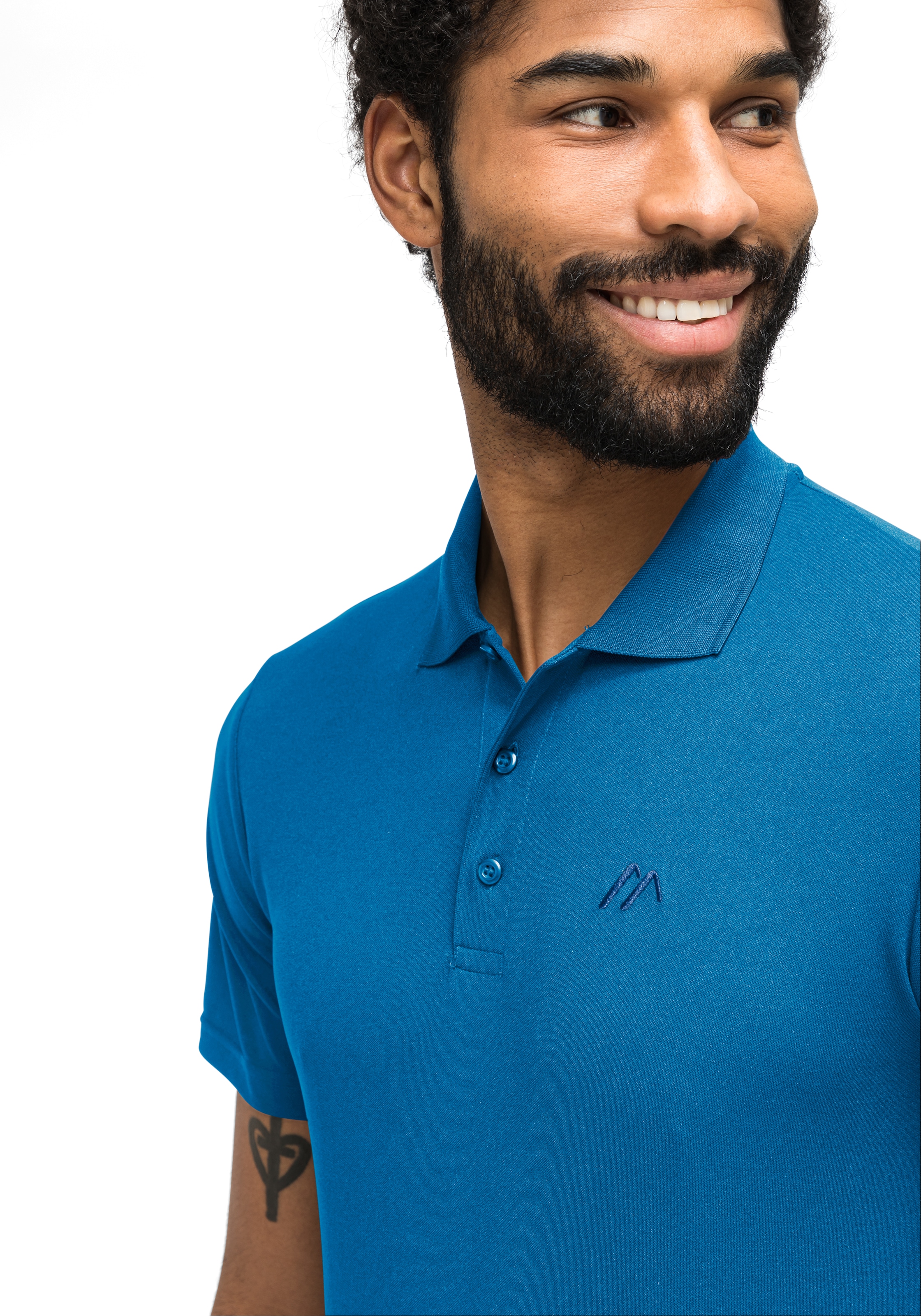 Maier Sports Poloshirt »Ulrich« Herren Polo kurzarm, leichtes Shirt, Funktionsshirt mit Kragen Reg Fit