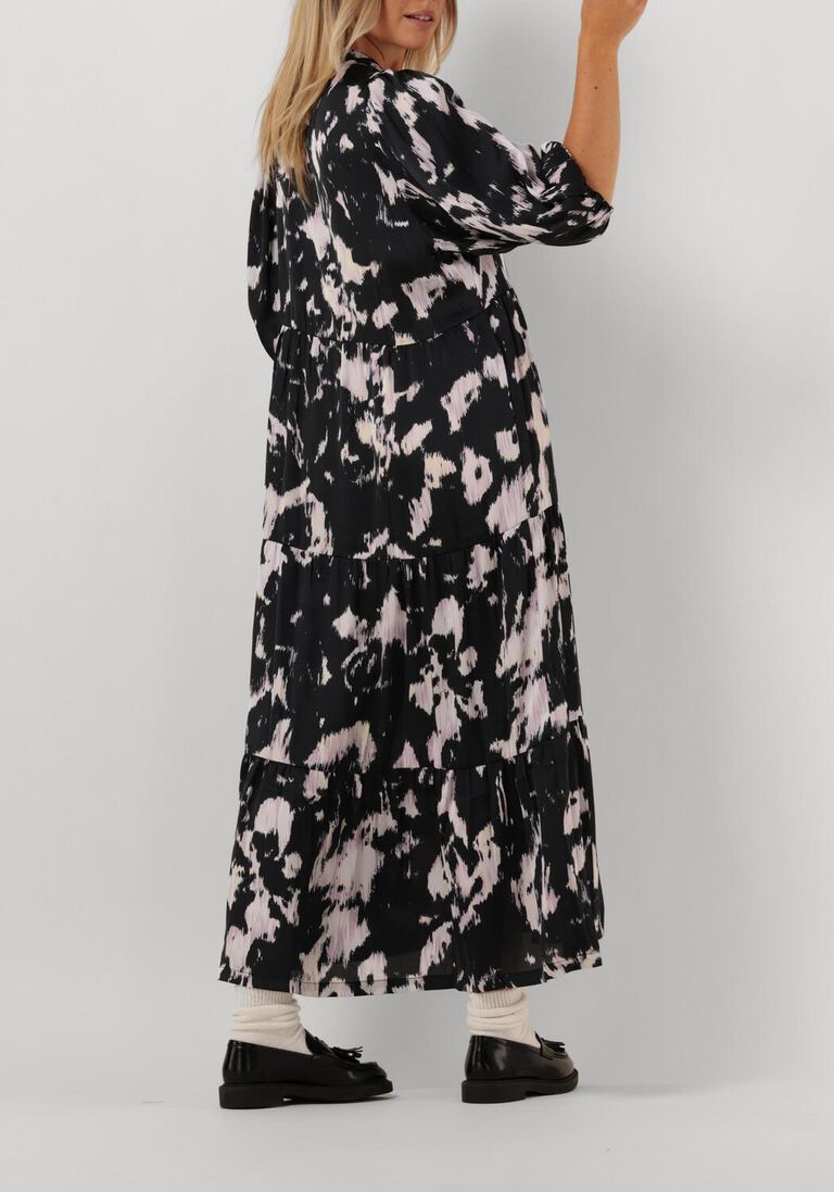 zwarte co'couture maxi jurk mary floor dress