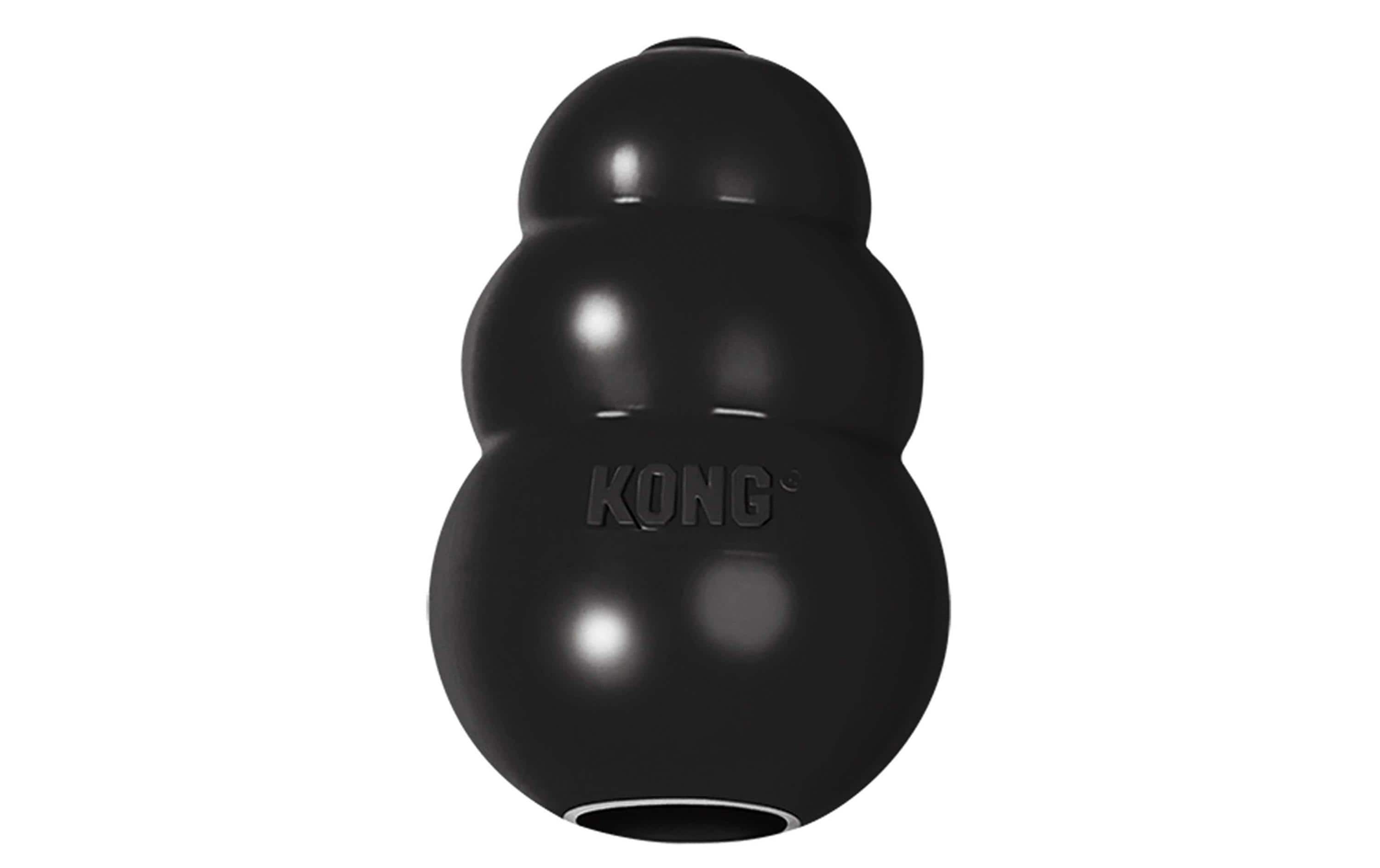 Hunde-Spielzeug Classic Extreme XL Ø 8.5 cm, SchwarzBeständiges Spielzeug aus Naturkautschuk für Hunde