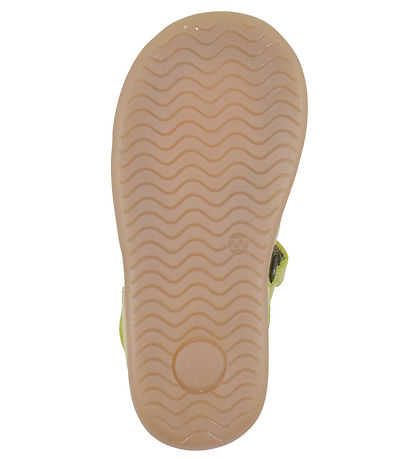 Pom Pom Sandalen - Starter-Drops Klettband - Light Lemon