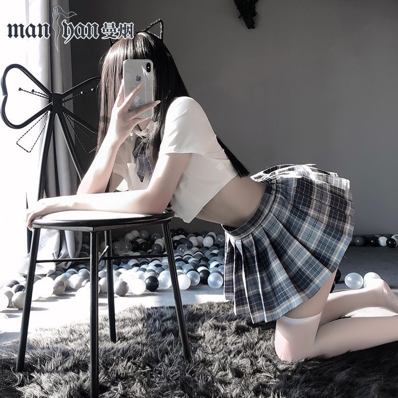 Kleurrijke dagen - Schooluniform lingerie kostuumset