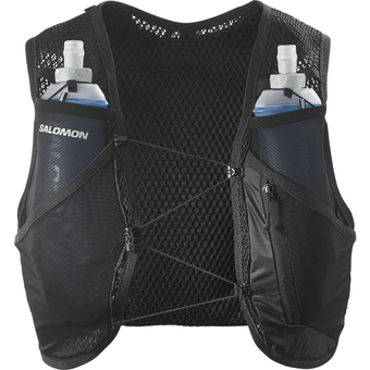 Salomon Active Skin 4 Set Laufrucksack Black / Metal