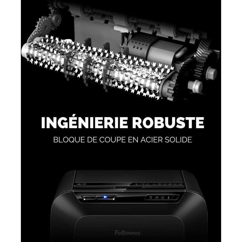 Destructeur Fellowes Automax 80 - coupe micro