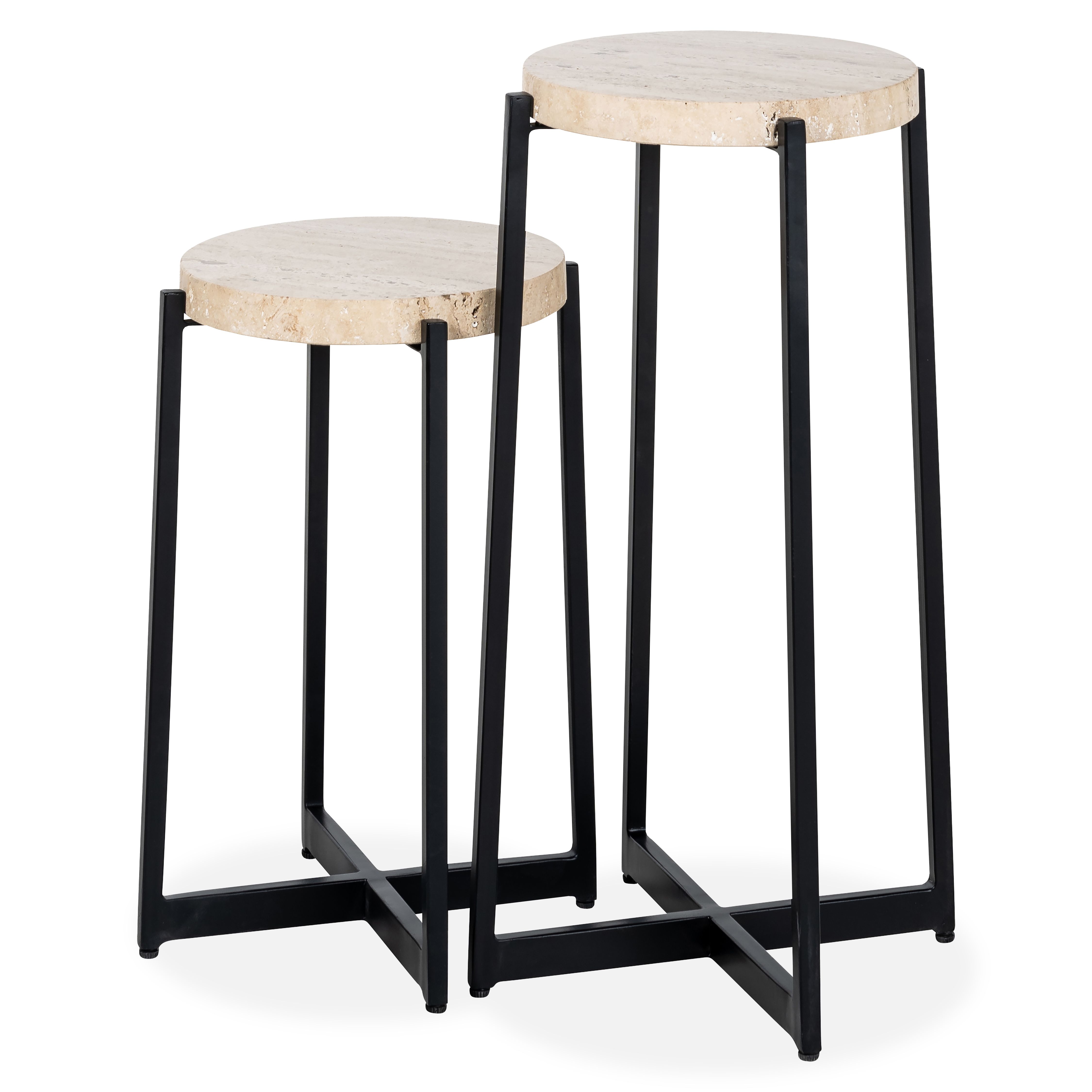Bijzettafel set 825277 Dillinger ⌀30  x H62.5 cm