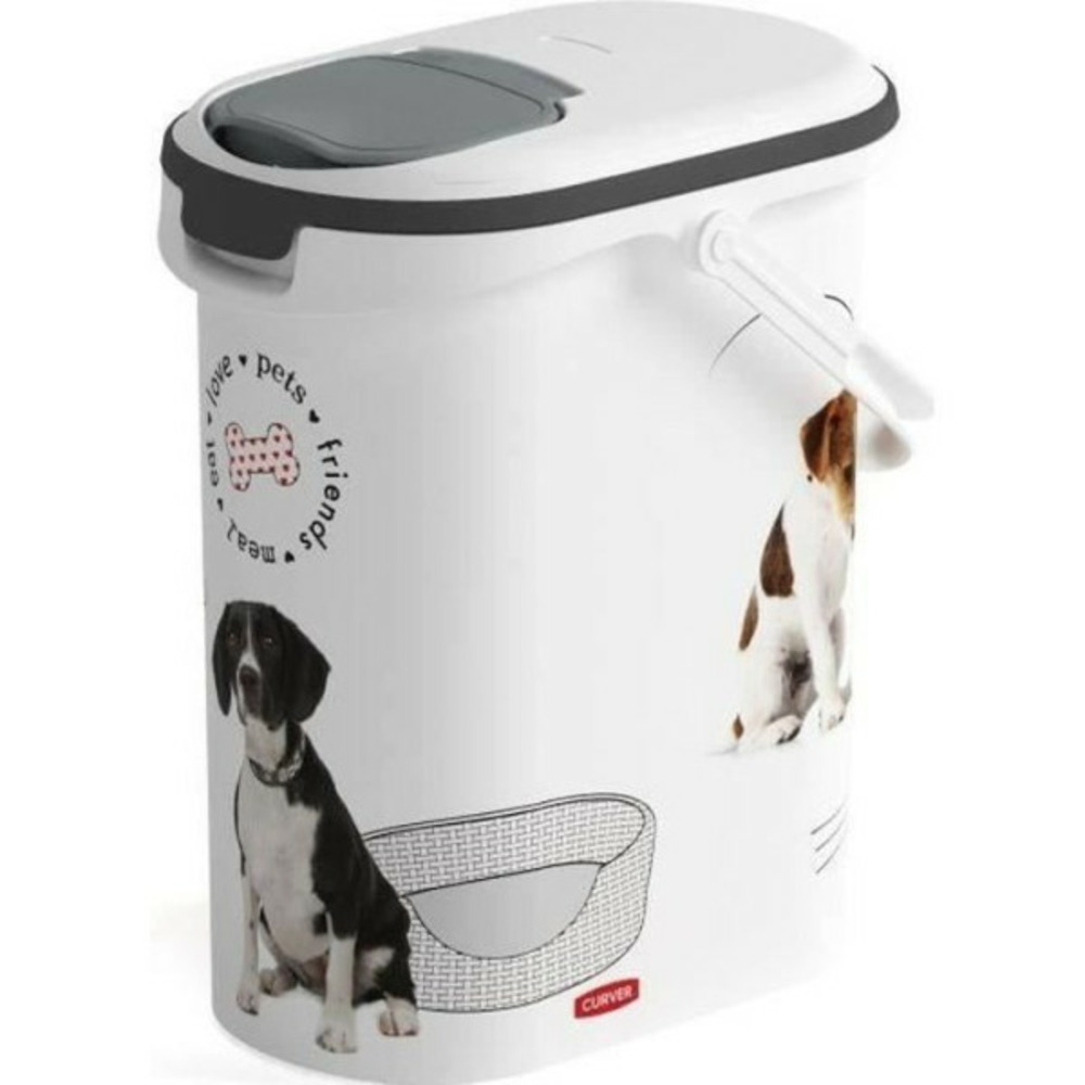 Conteneur a croquettes pour chien 4 kg - 10l - love pets