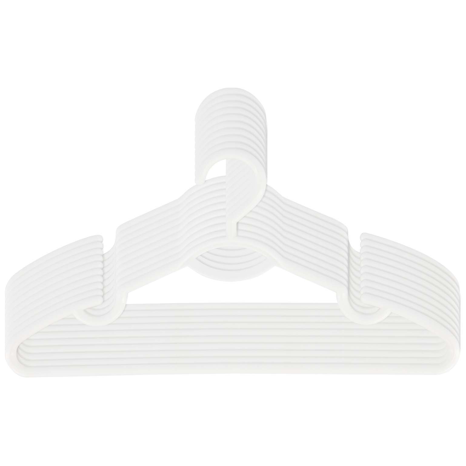 Prénatal kledinghanger plastic 10-pack wit