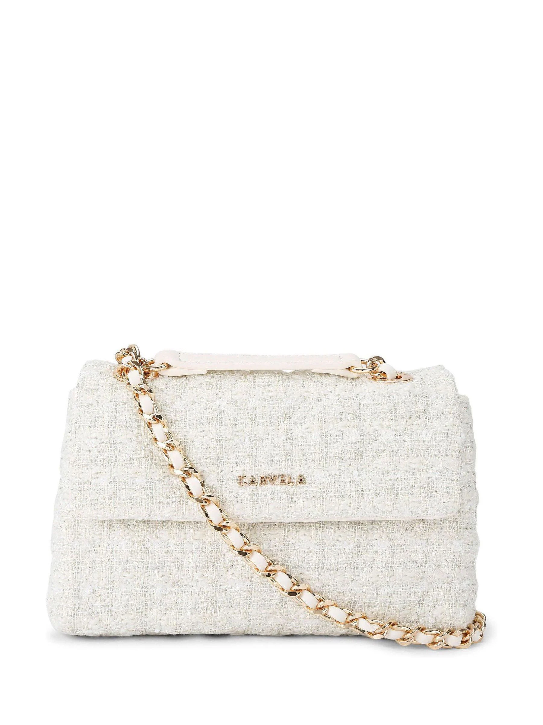 Crème chroom - Carvela Rosa Chain Shoulder Bag