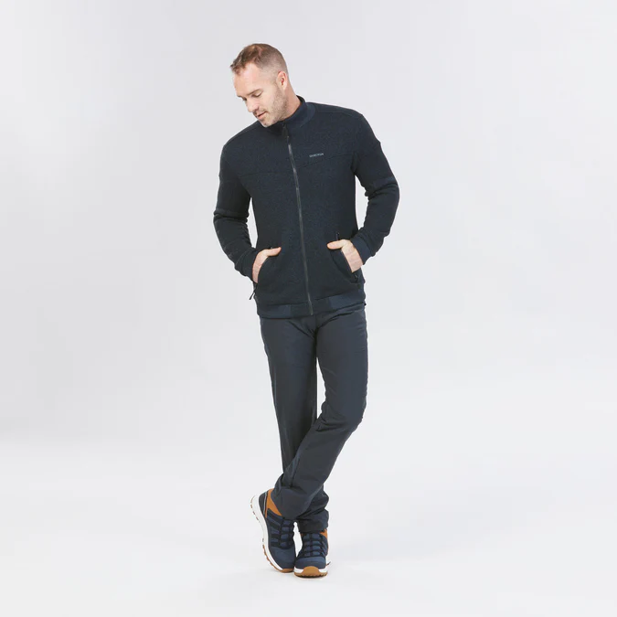 Decathlon Quechua - Jaqueta de inverno masculina Quechua SH100 em fleece
