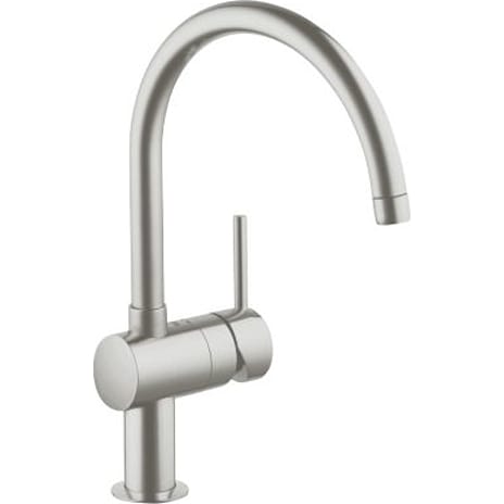 GROHE Minta Etgrebs køkkenarmatur C tud. Supersteel