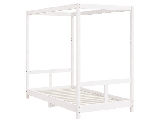VIDAXL - Lit enfant Cadre de lit pour enfant blanc 80x160 cm bois de pin massif