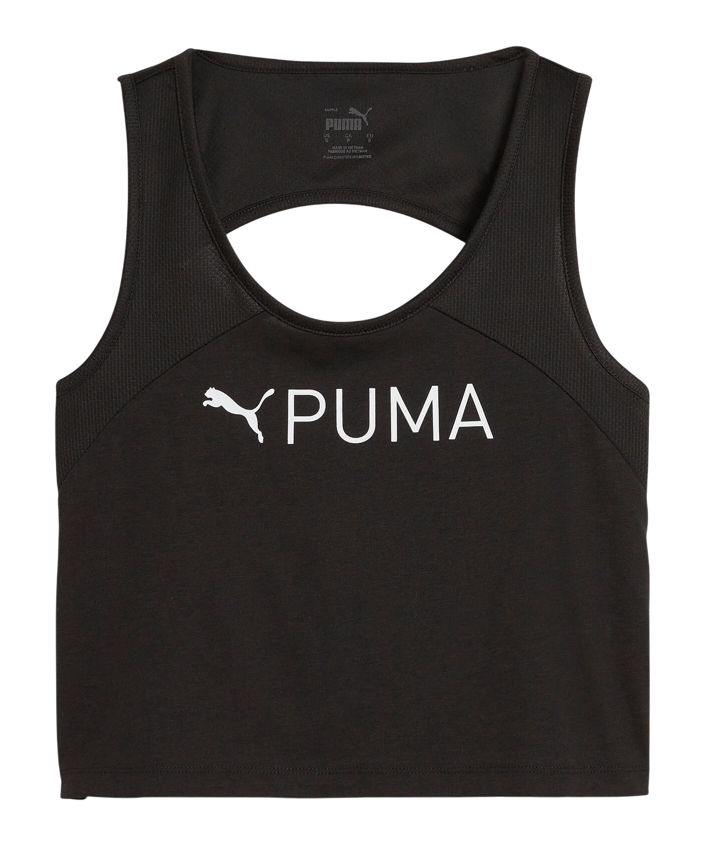 PUMA Fit Skimmer Tanktop Schwarz Weiss F56