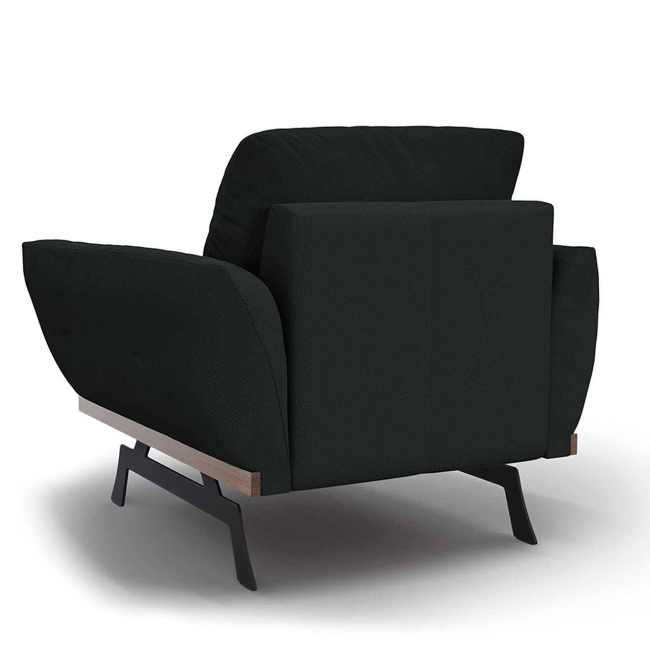 CXL by Christian Lacroix Fauteuil Olivier noir - 95x95x87 cm