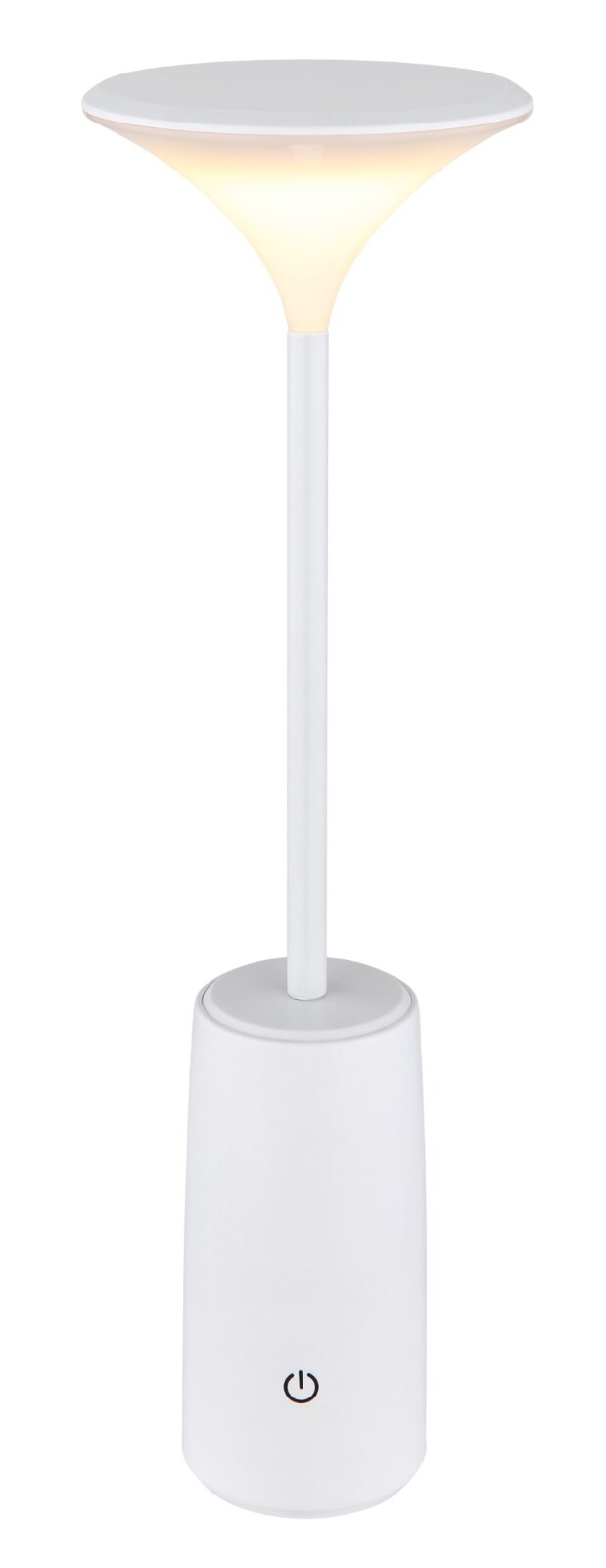 LED-Tischleuchte - weiß matt - opal - 33,6 cm