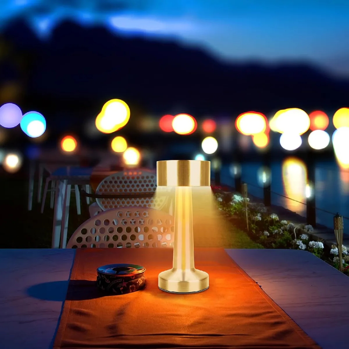 Lampe de Chevet LED - Or