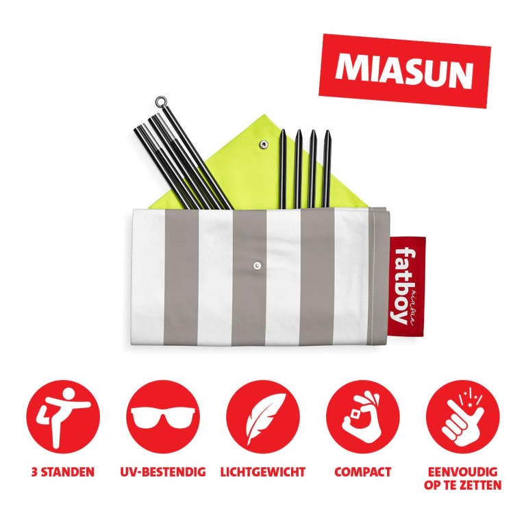 Fatboy Miasun draagbare strandtent parasol Azur