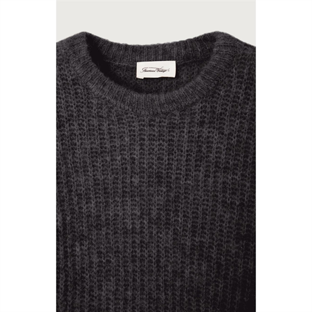 Strik Bluse East Charcoal Melange