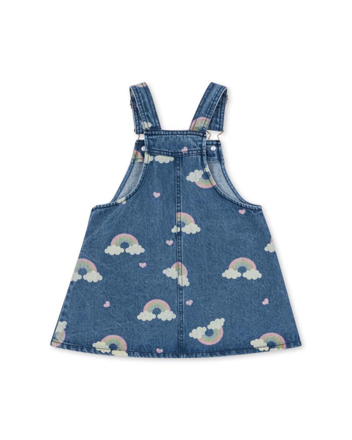Snekkerkjole Barn – Denim, 100% Øko Bomull | Magot Overall Dress